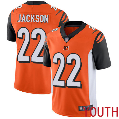 Cincinnati Bengals Limited Orange Youth William Jackson Alternate Jersey NFL Footballl #22 Vapor Untouchable->youth nfl jersey->Youth Jersey